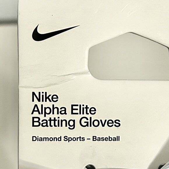 Nike Alpha Elite Duke PE Men’s Size M Blue White Batting Gloves - Picture 4 of 6